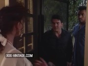 Sarah Young satisfied by two guys in the 90s 2/16