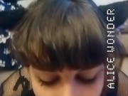 Amateur Try Not to Cum Challenge with Hot Young Alice Wonder - Cosplay Cum Compilation - Facials POV 7/16