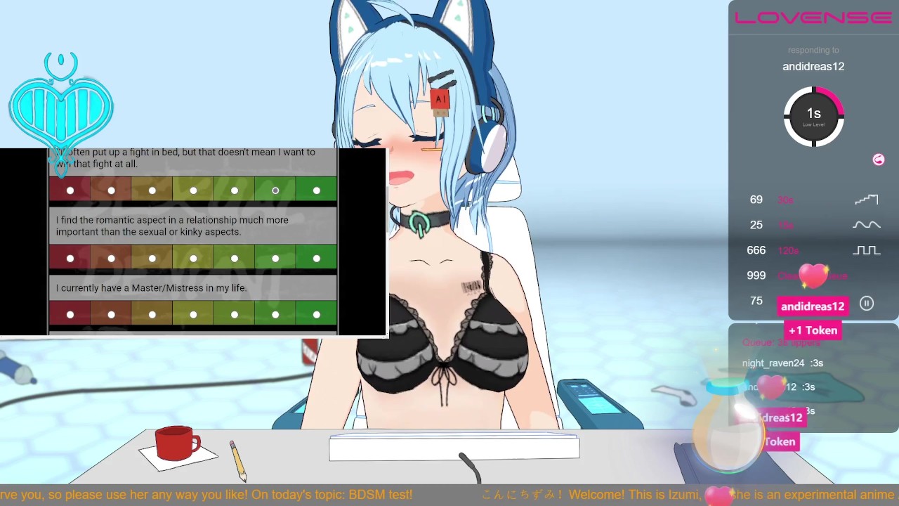 Can this AI do a BDSM test while enduring non-stop LOVEnse? (CB vod 31-08-21) - Free Sex Video - RedTube
