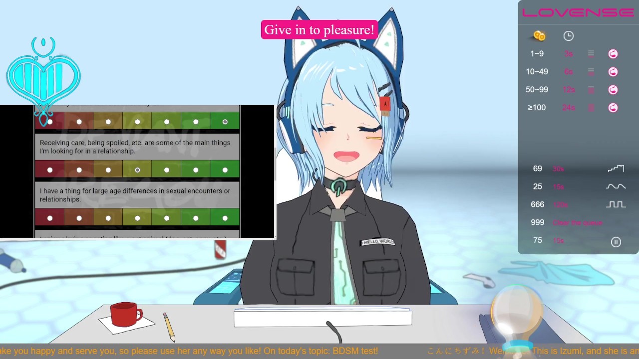 Can this AI do a BDSM test while enduring non-stop LOVEnse? (CB vod 31-08-21) - Free Sex Video - RedTube