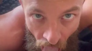 Intimate pussy eating POV