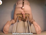 Nonton Goddess Jas uses fucking machine to make sub Tommy cum over and over again and milk his balls dry Streaming HD