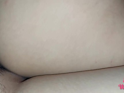 With my neighbor after her husband leaves I fuck her with my panty on