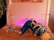 Lesbian Bondage Process Free Porn Video: Latex MILF Arya Grander and Rubber Dominatrix 14/16