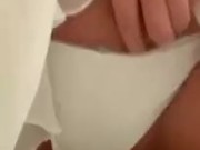 Hotbelubel Playing with custom made Dildo