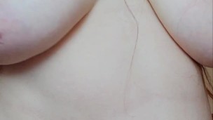 Curvy Redhead Plays with Pussy + Tits While Husband is in Other Room (Only Fans Preview) 