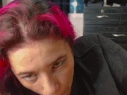 POV I Give My Neighbor a Blowjob and he Fills Me With Cum in My Mouth, Deepthroat 14/16