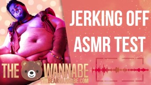 Gay Bear jerking off and cumming ASMR [Audio]