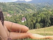 Alpine PEE # Amazing PISS with Amazing View - Screenshot 13 of 16 - Hairy Pussy