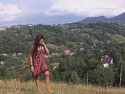 Alpine PEE # Amazing PISS with Amazing View - Screenshot 2 of 16 - Close Up