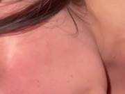 Slutty College Teen Begs for Facial 6/16