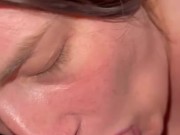 Slutty College Teen Begs for Facial 7/16