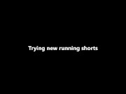 Trying new semi transparent running shorts