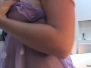 All Natural Brunette Victoria Blaze Shows Off Her Hot AF Body In Sexy Solo! 2/16