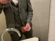 Wank at a wedding