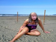 at the beach
