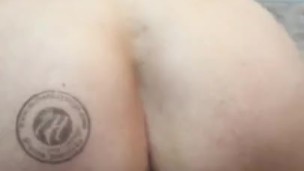 Do my morning squats on a Mr Hankey’s Horse Cock spreading my milf pussy out