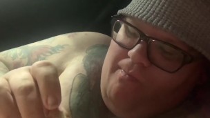 Pig girl eats biscuits with gravy 