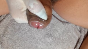 Hairy Juicy Cock Cumming