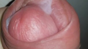 Pumped cock gets sweet release
