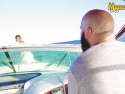 MAMACITAZ - Crazy Outdoor Sex On A Boat For Big Tits MILF Gina Snake 1/16