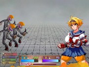 Kamikaze Kommittee Ouka RPG [Hentai sex game] Ep.1 Fighting bad bully guys with sexy karate pose 6/16