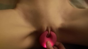 desperate lesbian cums hard || late night quick and intense orgasm
