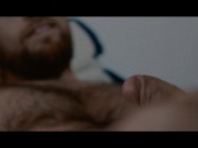 Muscled hunk Kostya Kazenny warms up at the stadium, jerks off and cums 12/16