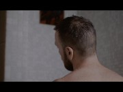 Muscled hunk Kostya Kazenny warms up at the stadium, jerks off and cums 4/16