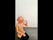 skinny and dominated girlfriend giving a blowjob 16/16