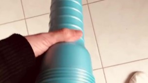 I play with a fleshlight and cum / FLESHJACK