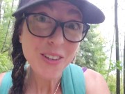 Nerdy Faery's Hiking PEE Desperation causes WET panties 15/16