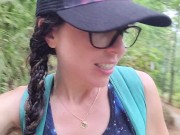 Nerdy Faery's Hiking PEE Desperation causes WET panties 2/16