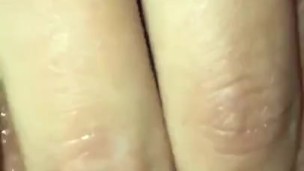 Wet and messy, extreme closeup 