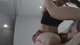 Foot Licking Foot Worship Spitting Trampling College Party Tennis skirt