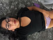 panty fetish try on silky ruffle panties review ass soles toes bare feet tan lines belly button  9/16