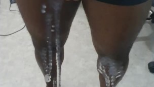 I dirty talk and I cum all over my mirror