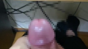 【女性向けエロ動画】男性の喘ぎ声、手コキで大量射精するデカチン編