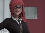 ADULT TIME - Hentai Sex University Prodigy Dominates Principal's Pussy For His Midterm Exam 8/16