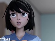 ADULT TIME - Hentai Sex University Prodigy Dominates Principal's Pussy For His Midterm Exam 9/16