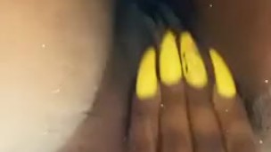 Hard sexy climax while in shower