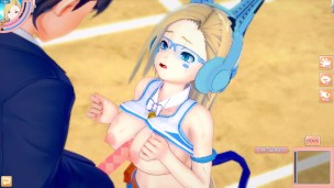 【エロゲーコイカツ！】僕のヒーローアカデミア ピクシーボブ(土川流子)3DCG巨乳アニメ動画(ヒロアカ)[Hentai Game Koikatsu! Ryuko Tsuchikawa(Anime 3D