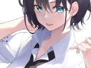 A Beach Trip with Toru and Madoka (Hentai JOI) (COM.) (The IdolM@ster, Femdom, Sounding, CBT) 13/16