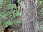 Exhibitionist girl in the forest masturbated for sex with my girlfriend - IkaSmokS 4/16