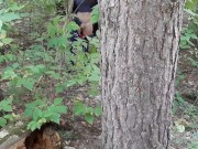 Exhibitionist girl in the forest masturbated for sex with my girlfriend - IkaSmokS 8/16