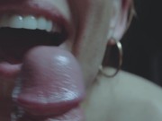 Romantic and gentle after date blowjob