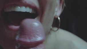 Romantic and gentle after date blowjob