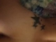 Sexy Latina fucks and sucks tattooed neighbor 11/16