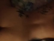 Sexy Latina fucks and sucks tattooed neighbor 15/16