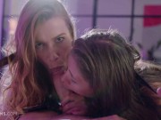 ULTRAFILMS Stefanie Moon and Alexis Crystal having a great threesome with a guy with big cock 9/16